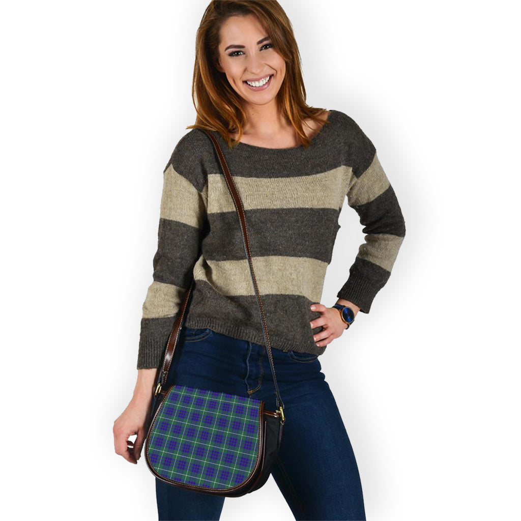 Hamilton Hunting Modern Tartan Saddle Bag - Tartan Vibes Clothing