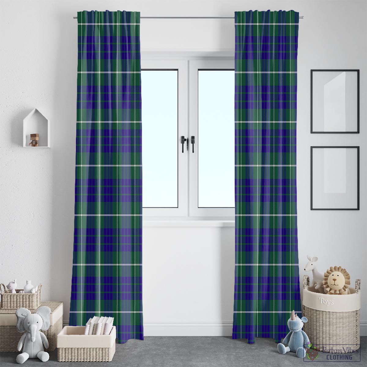 Hamilton Hunting Modern Tartan Window Curtain