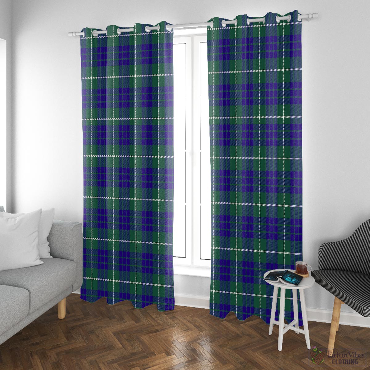 Hamilton Hunting Modern Tartan Window Curtain