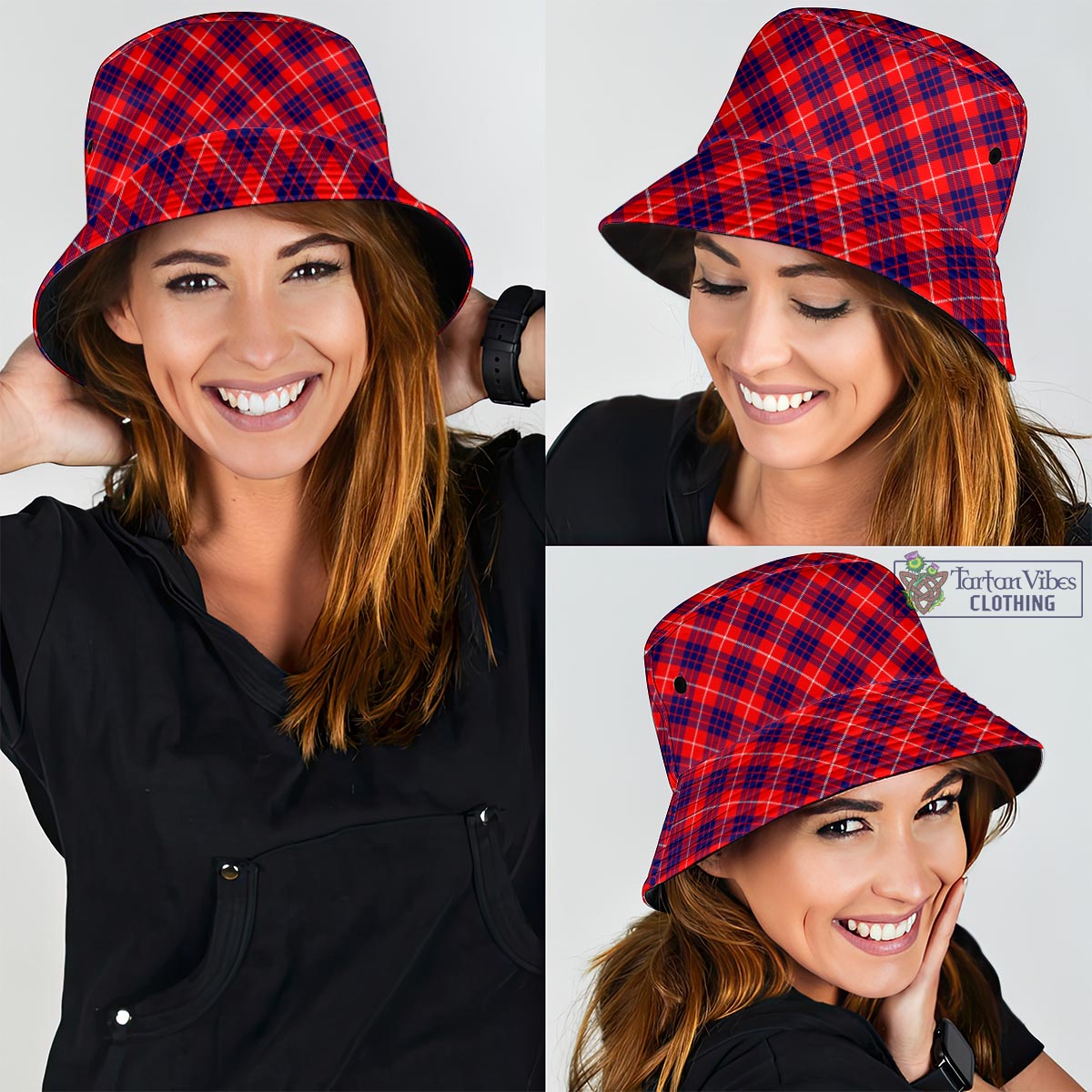 Tartan Vibes Clothing Hamilton Modern Tartan Bucket Hat