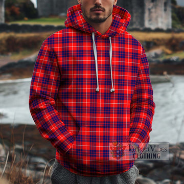 Hamilton Modern Tartan Cotton Hoodie