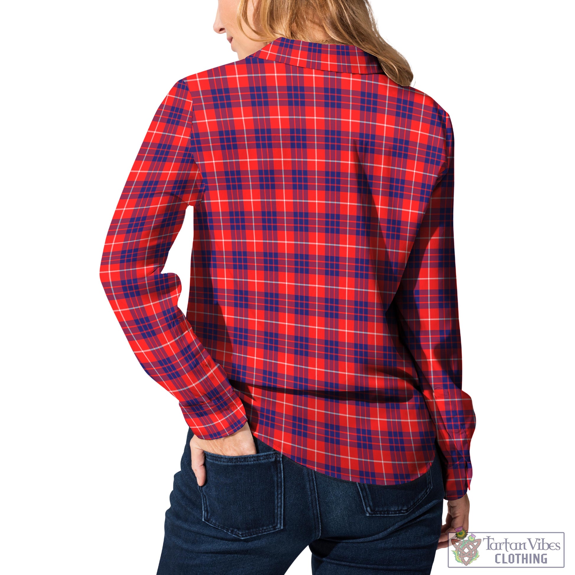 Hamilton Modern Tartan Womens Casual Shirt