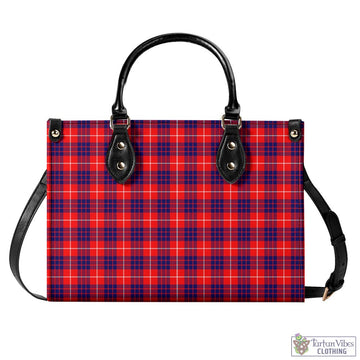 Hamilton Modern Tartan Luxury Leather Handbags