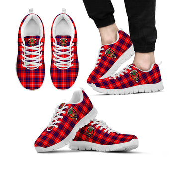 Hamilton Modern Tartan Sneakers with Family Crest