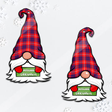 Hamilton Modern Gnome Christmas Ornament with His Tartan Christmas Hat