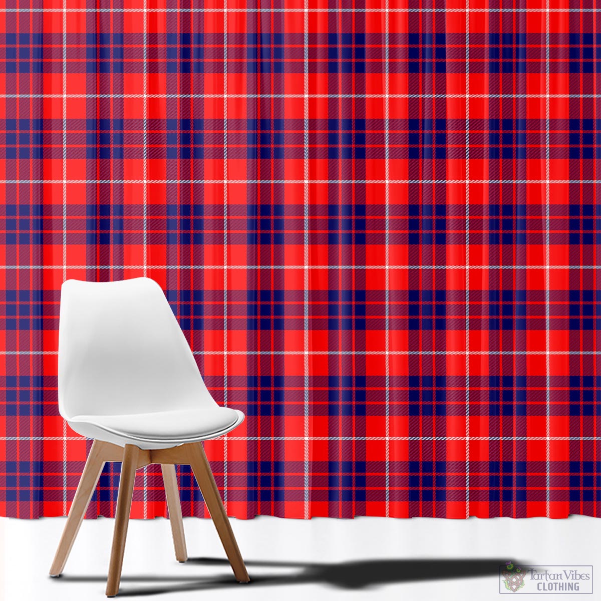 Hamilton Modern Tartan Window Curtain