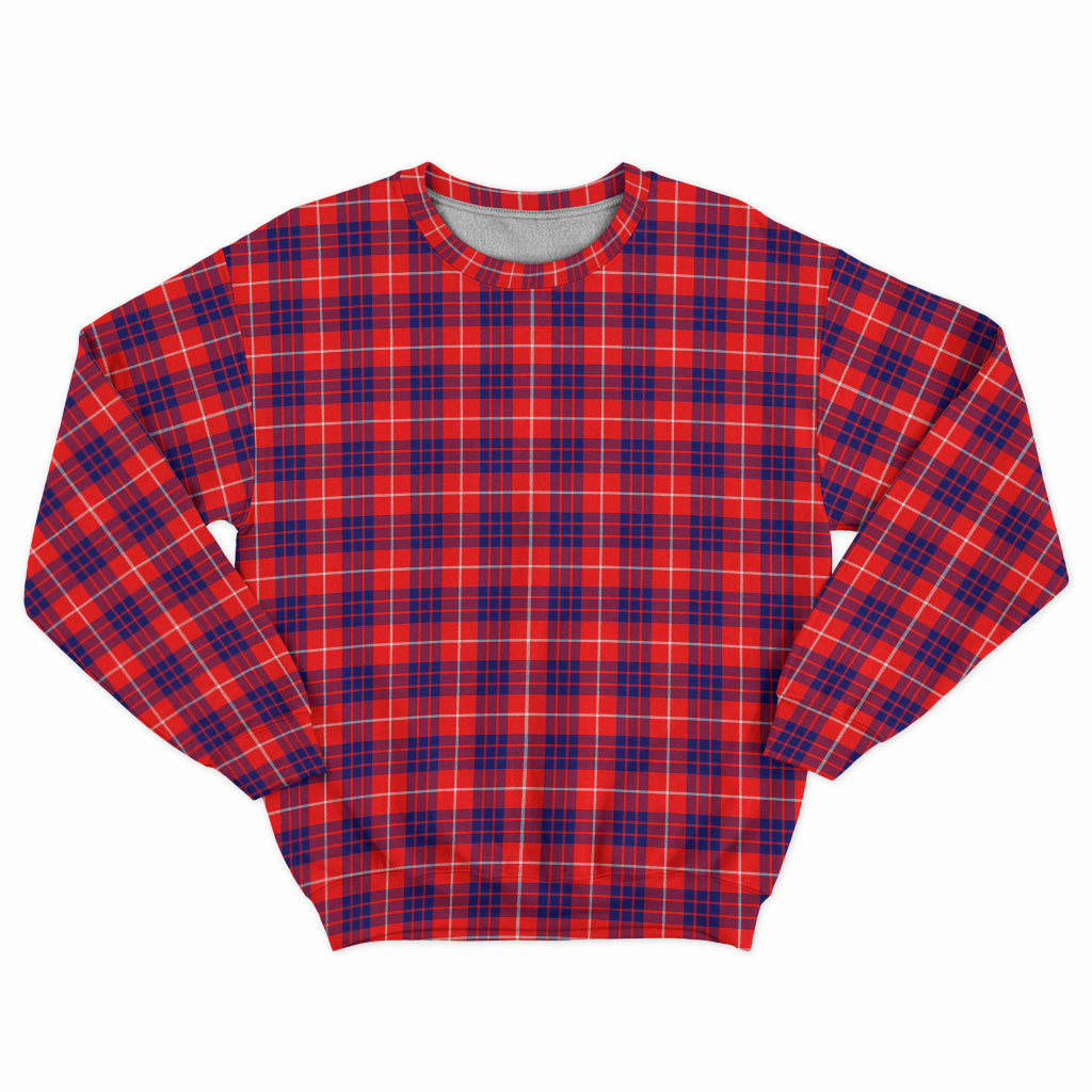 Hamilton Modern Tartan Sweatshirt - Tartan Vibes Clothing