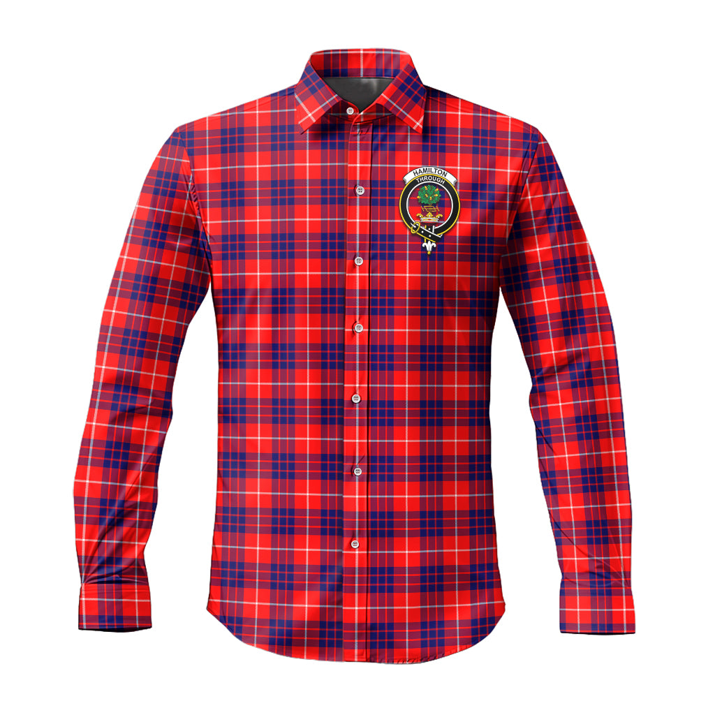 hamilton-modern-tartan-long-sleeve-button-up-shirt-with-family-crest