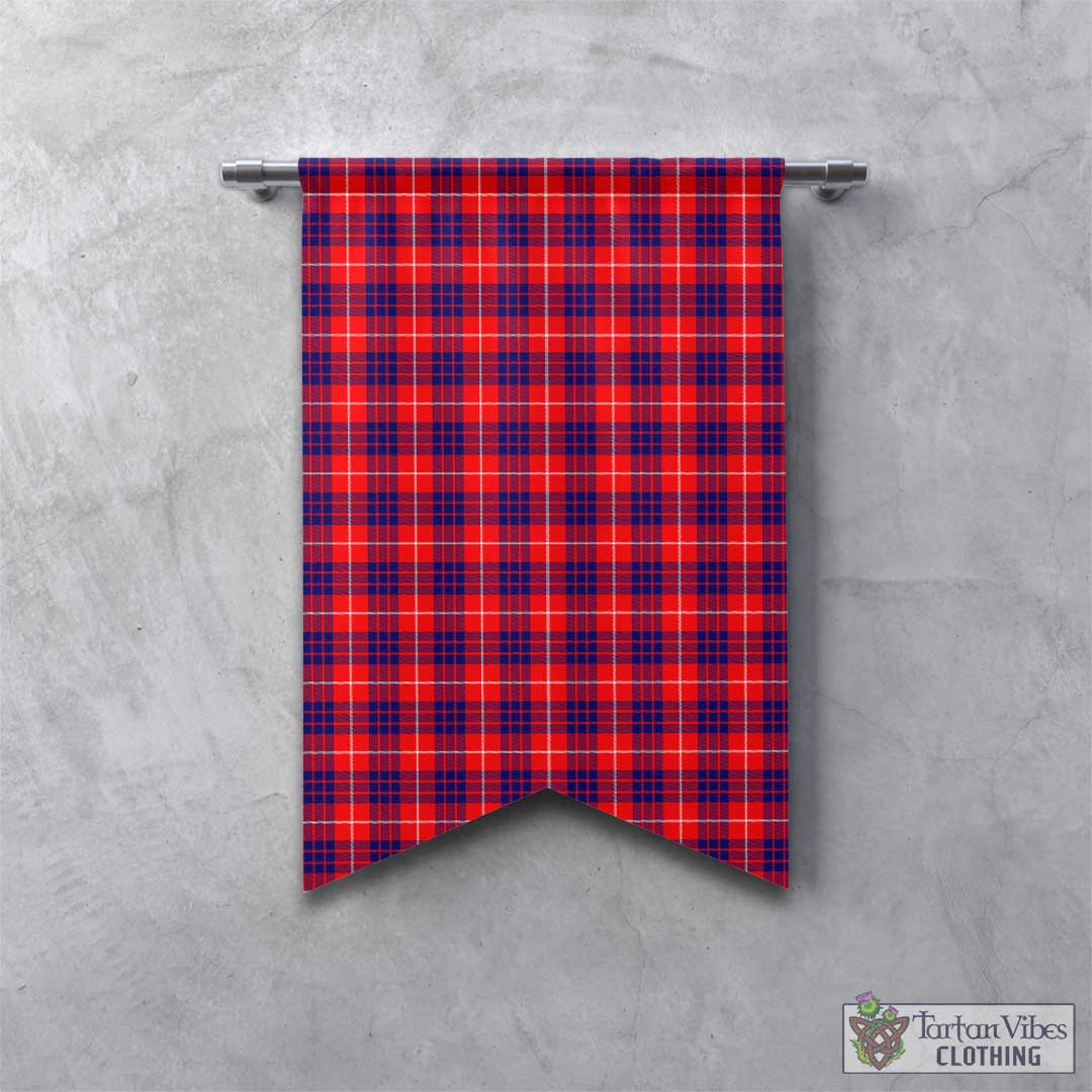 Tartan Vibes Clothing Hamilton Modern Tartan Gonfalon, Tartan Banner