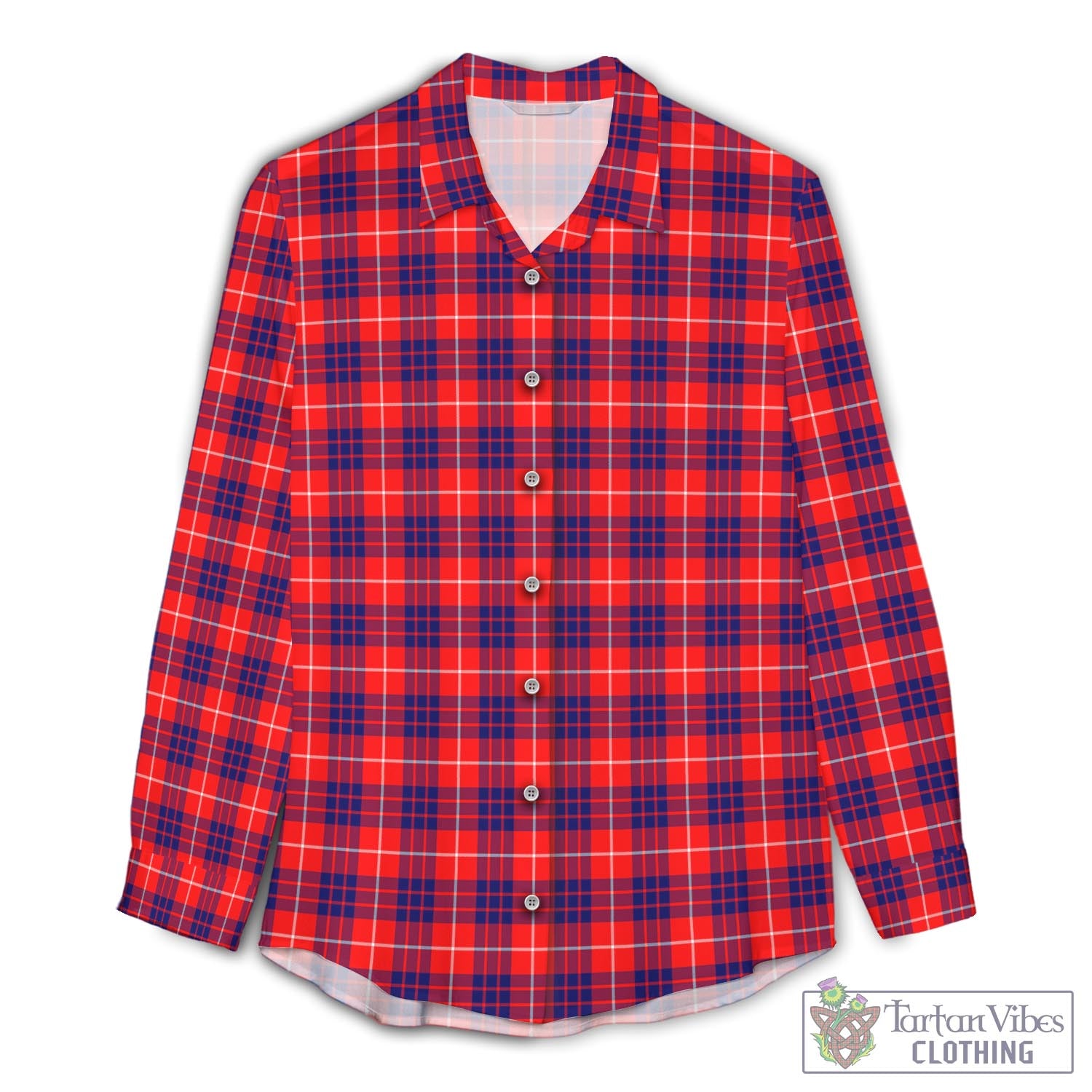 Hamilton Modern Tartan Womens Casual Shirt