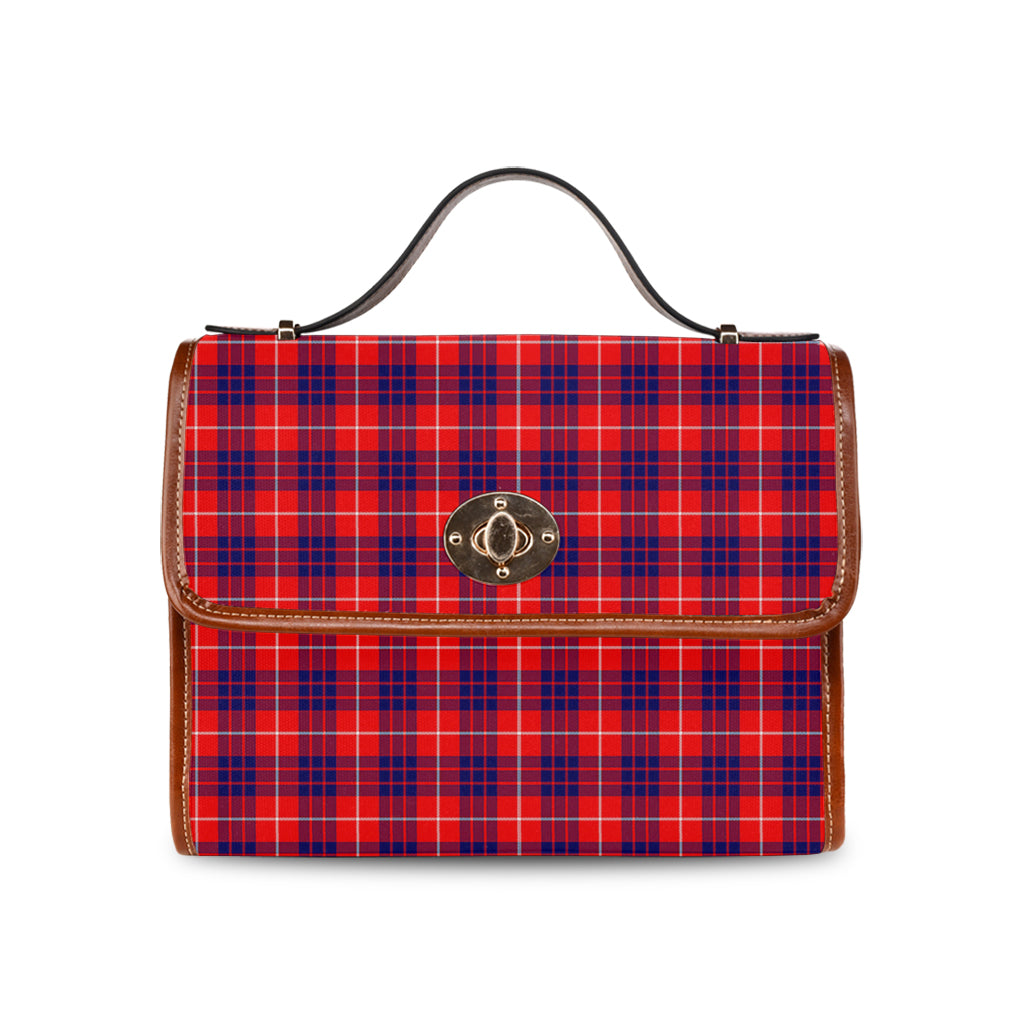 hamilton-modern-tartan-leather-strap-waterproof-canvas-bag