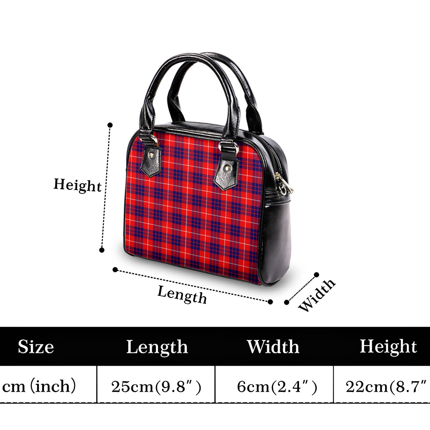 Hamilton Modern Tartan Shoulder Handbags - Tartanvibesclothing