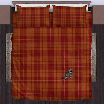 Hamilton Red Tartan Bedding Set