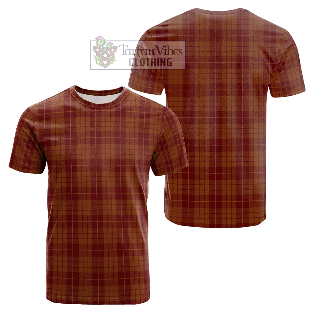 Hamilton Red Tartan Cotton T-Shirt Kid's Shirt - Tartanvibesclothing Shop