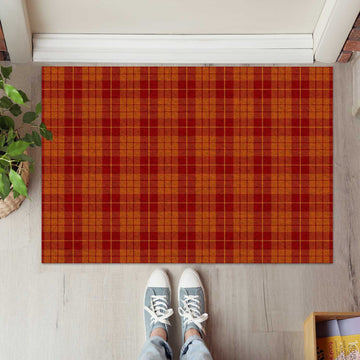 Hamilton Red Tartan Door Mat