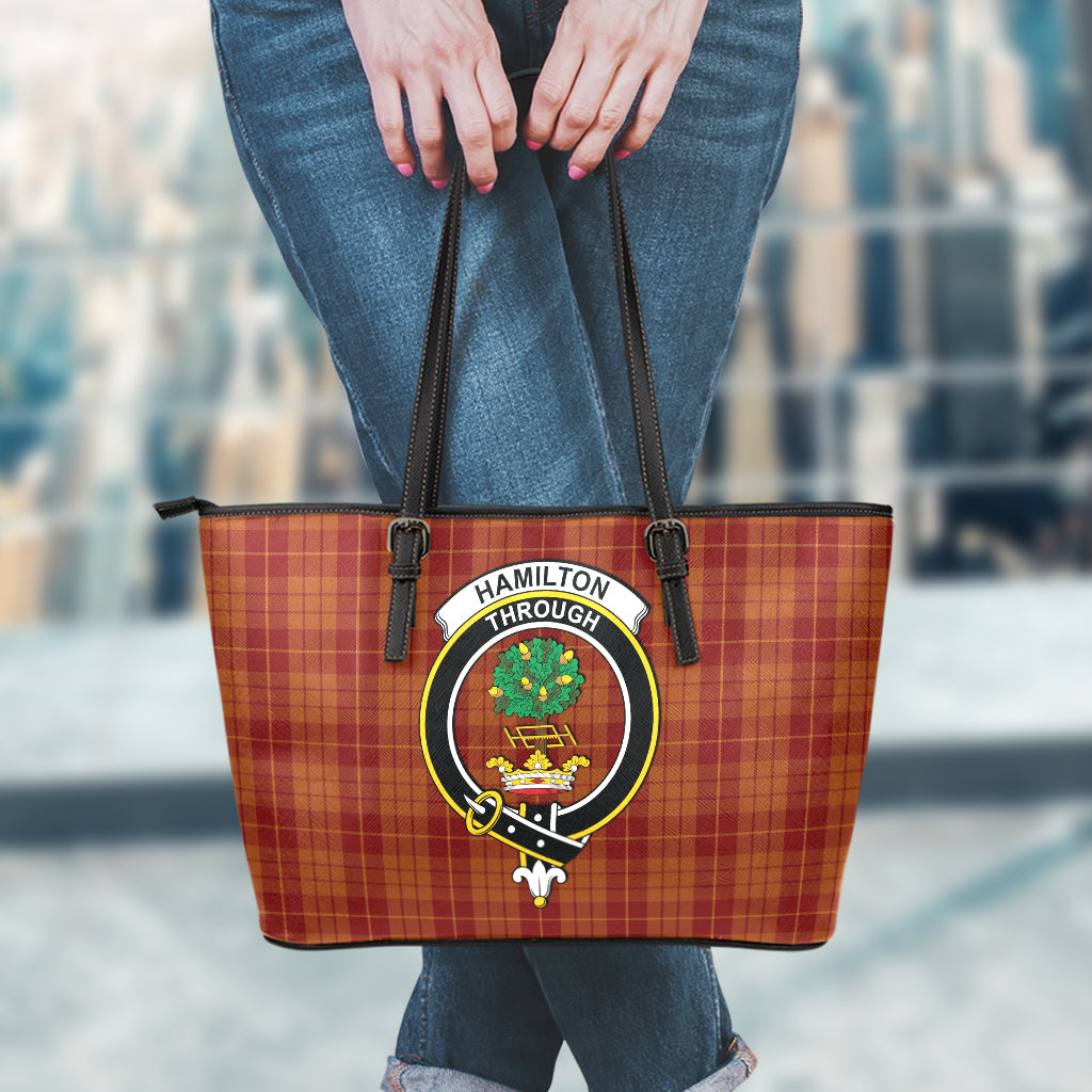 hamilton-red-tartan-leather-tote-bag-with-family-crest