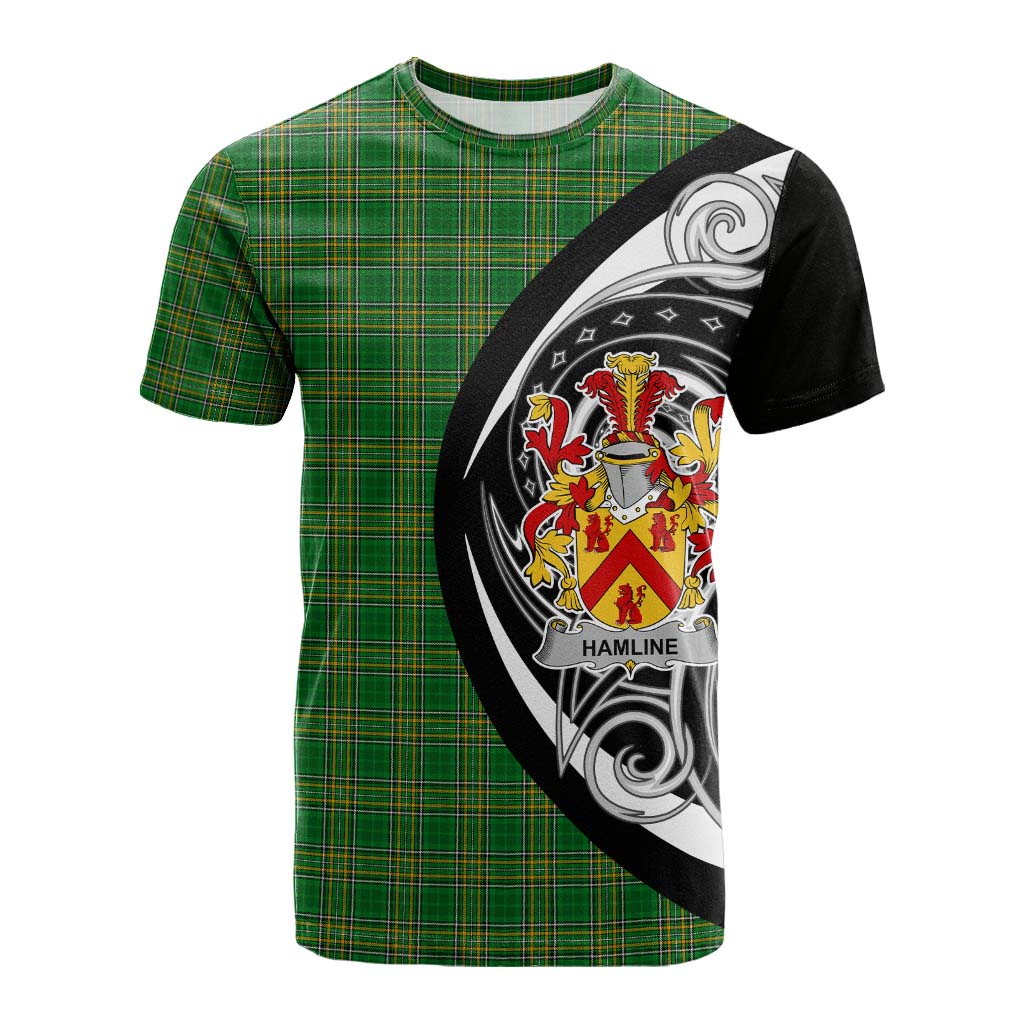 Hamline Irish Clan Cotton T-shirt Celtic Circle Style Kid's Shirt - Tartan Vibes Clothing
