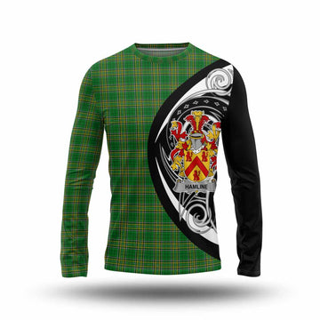 Hamline Irish Clan Long Sleeve T-Shirt Celtic Circle Style Unisex - Tartan Vibes Clothing
