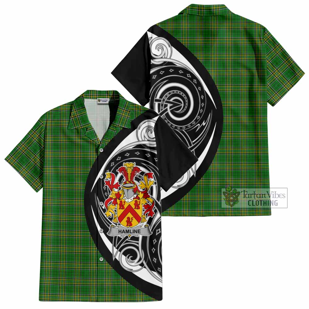 Hamline Irish Clan Hawaiian Shirt Celtic Circle Style - Tartan Vibes Clothing