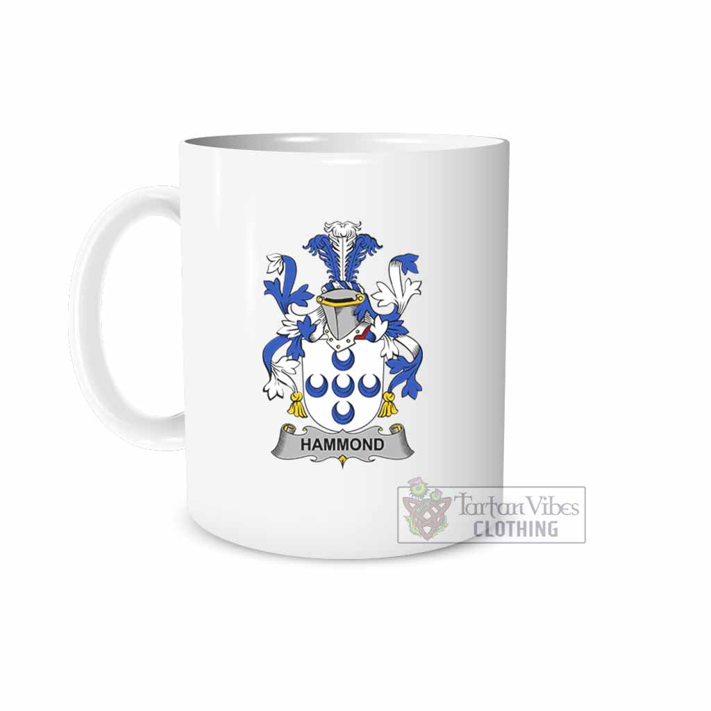 Tartan Vibes Clothing Hammond Irish Clan Coat of Arms Ceramic Mug