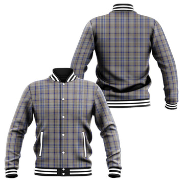 Handwriting Tartan Baseball Jacket Unisex - Tartan Vibes Clothing