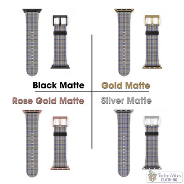 Handwriting Tartan Watch Band 42 - 45 mm - Tartan Vibes Clothing