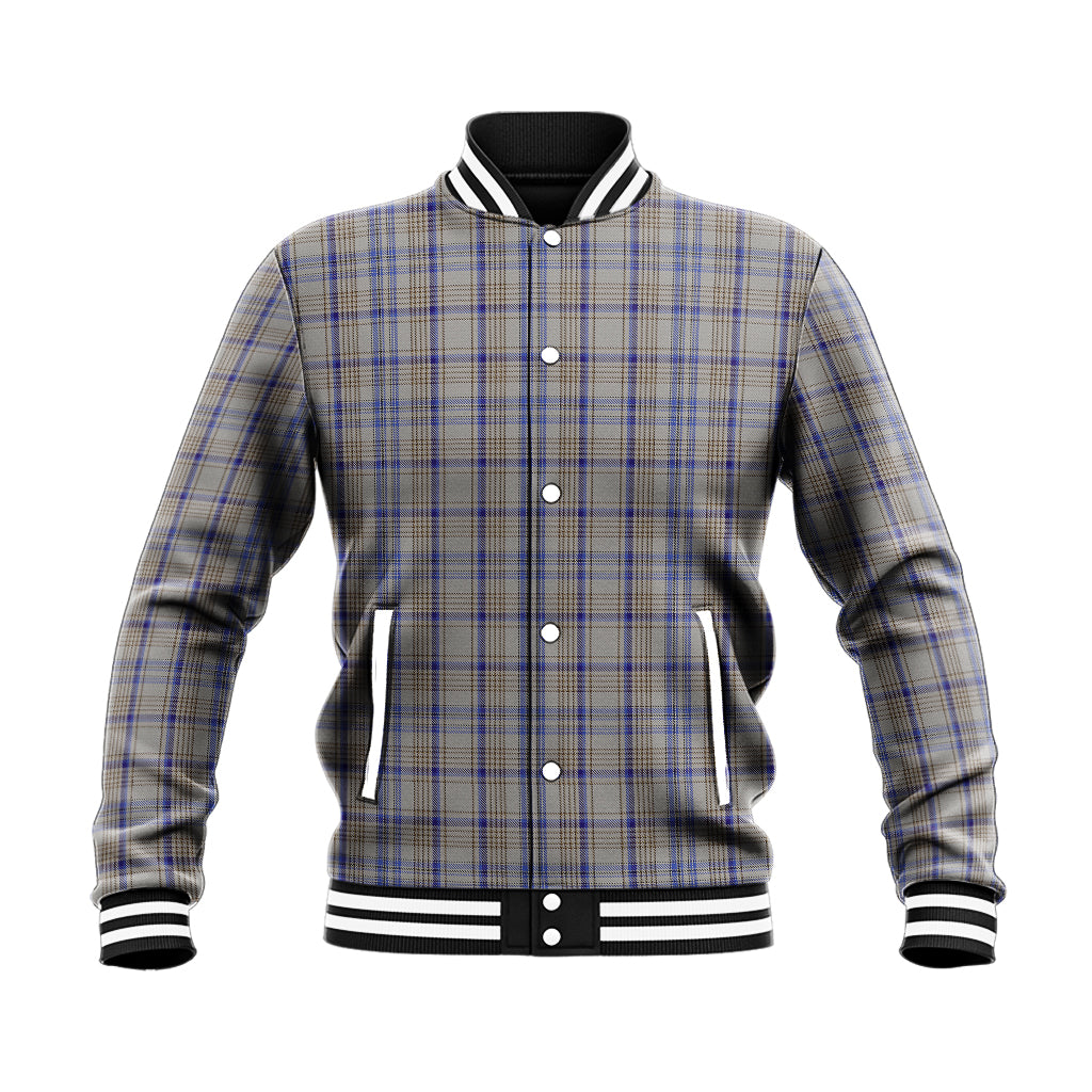 Handwriting Tartan Baseball Jacket - Tartan Vibes Clothing