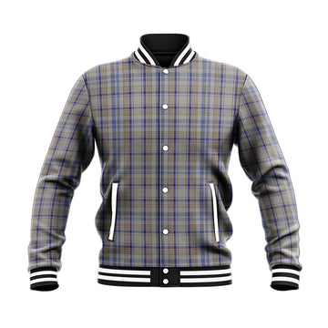 Handwriting Tartan Baseball Jacket - Tartan Vibes Clothing