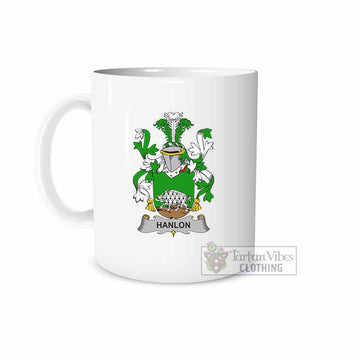 Hanlon Irish Clan Coat of Arms Ceramic Mug