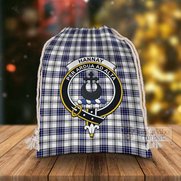 Hannay Tartan Christmas Santa's Bag with Family Crest