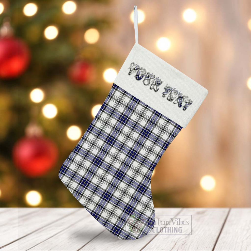 Tartan Vibes Clothing Hannay Tartan Christmas Stocking with Personalized Text