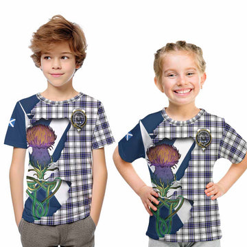 Hannay Tartan Family Crest Kid T-Shirt Scottish Thistle Celtic Inspired Youth XL Size14 - Tartan Vibes Clothing