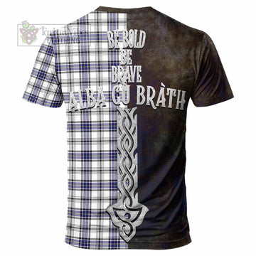Hannay Tartan Family Crest T-Shirt Alba Gu Brath Be Brave Lion Ancient Style - Tartan Vibes Clothing