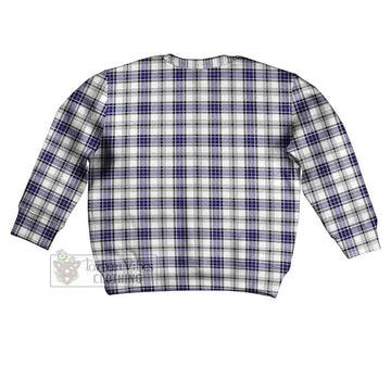 Hannay Tartan Kid Ugly Sweater with Family Crest - Tartan Vibes Clothing