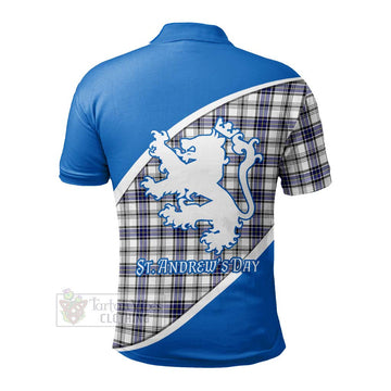 Hannay Family Crest Tartan Polo Shirt Celebrate Saint Andrew's Day in Style