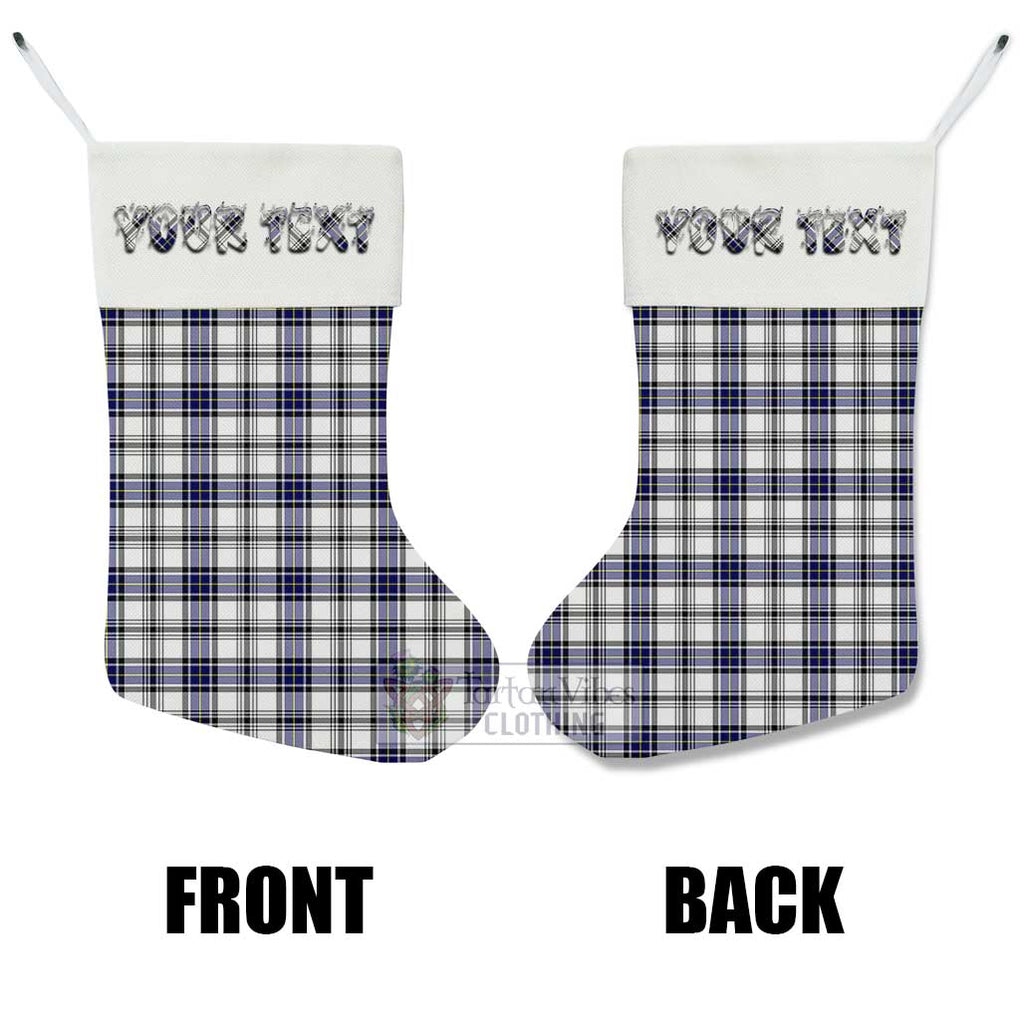 Tartan Vibes Clothing Hannay Tartan Christmas Stocking with Personalized Text