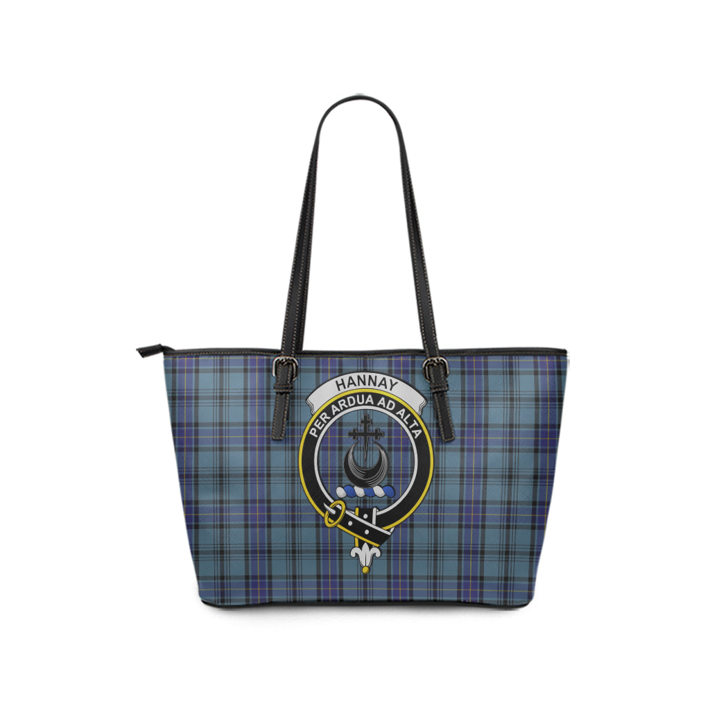 hannay-blue-tartan-leather-tote-bag-with-family-crest