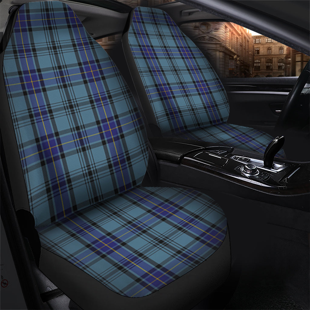 Hannay Blue Tartan Car Seat Cover One Size - Tartanvibesclothing