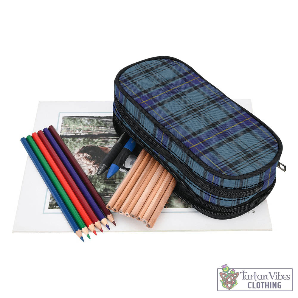 Tartan Vibes Clothing Hannay Blue Tartan Pen and Pencil Case