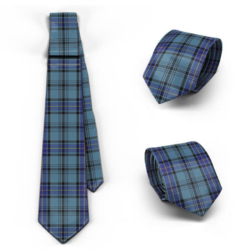 Hannay Blue Tartan Classic Necktie