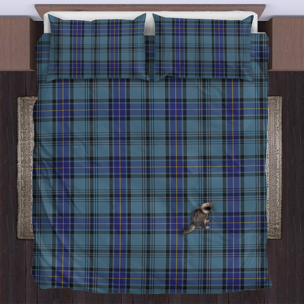 Hannay Blue Tartan Bedding Set US Bedding Set - Tartan Vibes Clothing