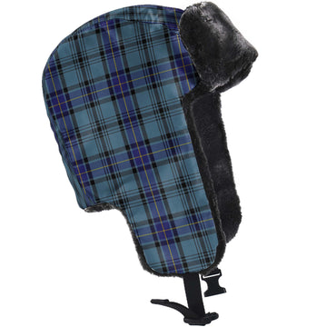 Hannay Blue Tartan Winter Trapper Hat