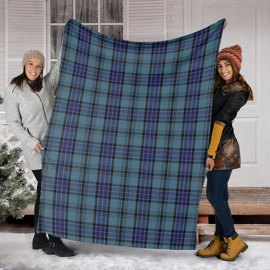 Hannay Blue Tartan Blanket - Tartan Vibes Clothing