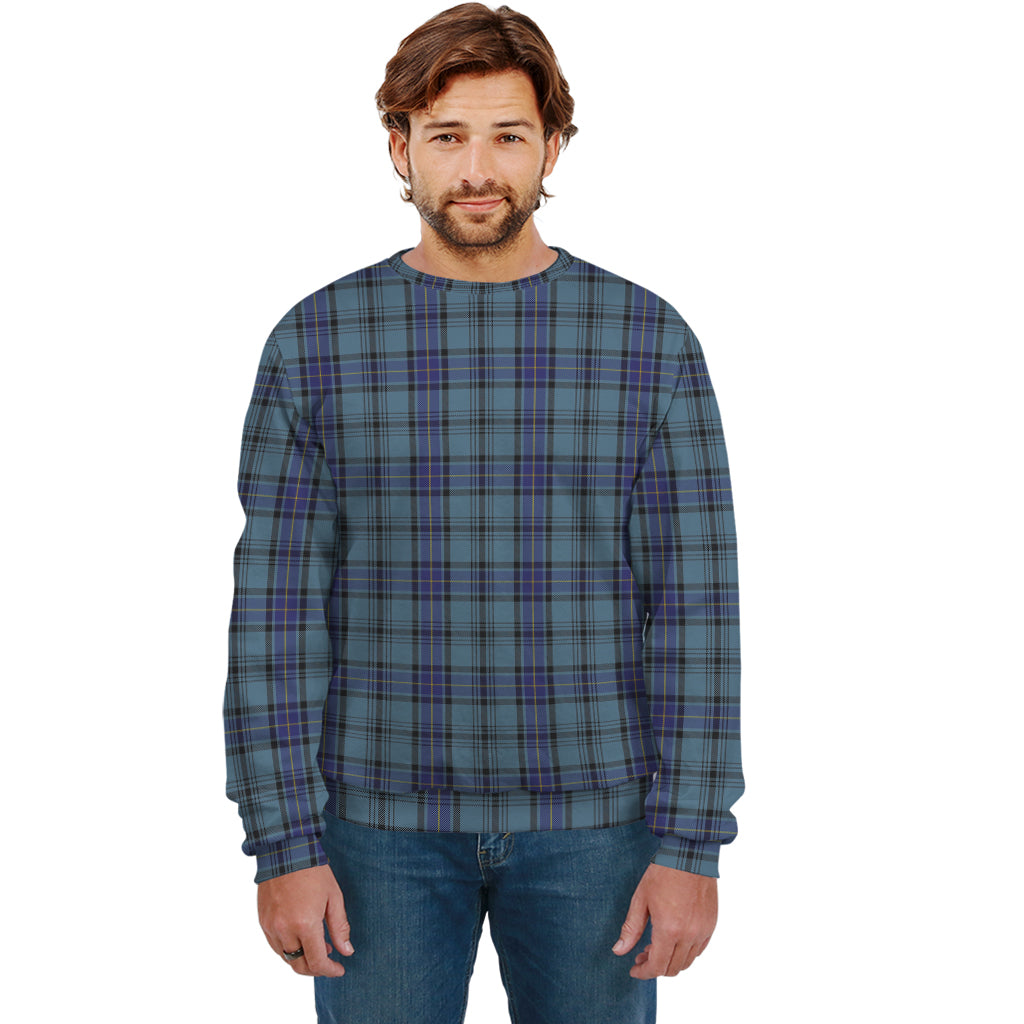 Hannay Blue Tartan Sweatshirt - Tartan Vibes Clothing