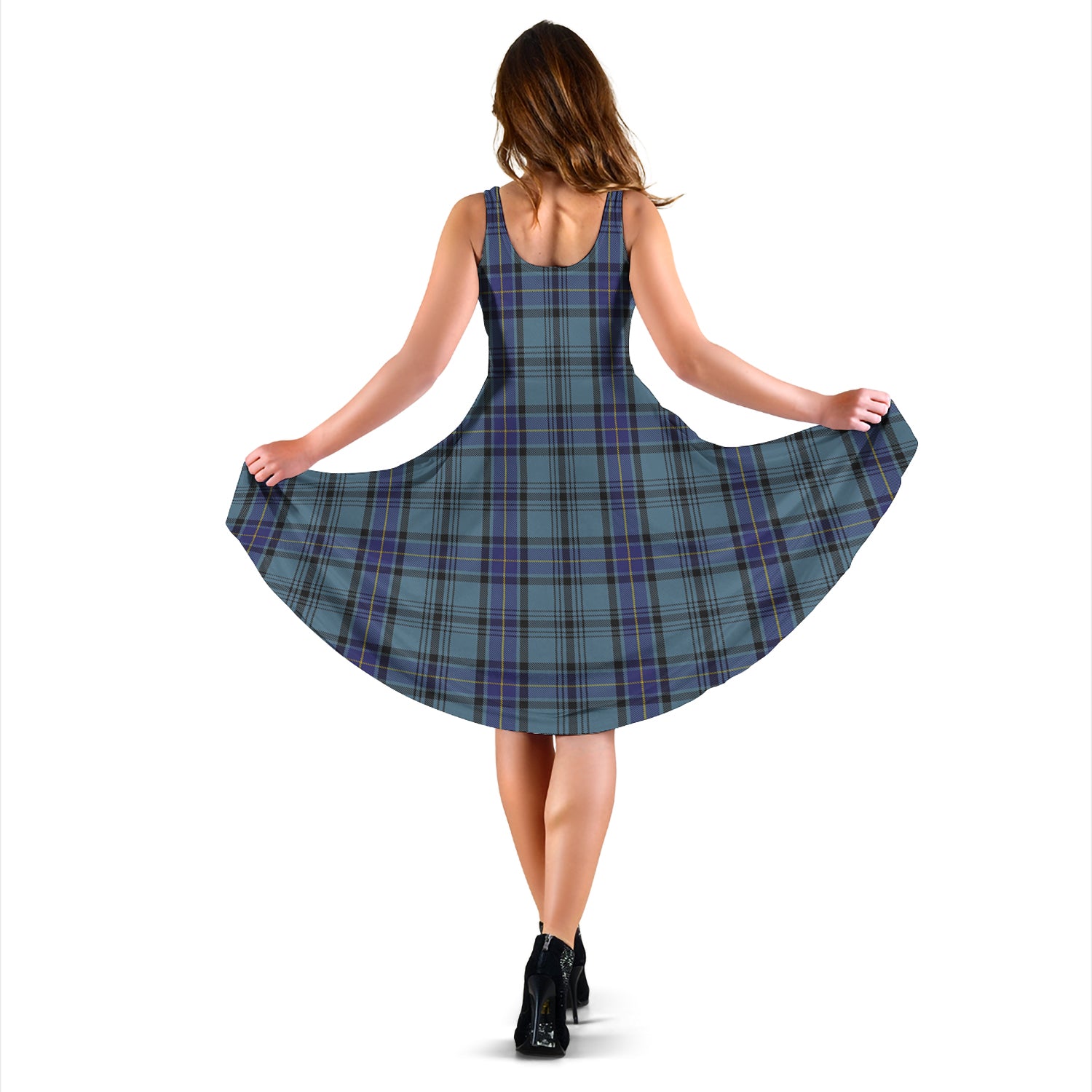 hannay-blue-tartan-sleeveless-midi-womens-dress