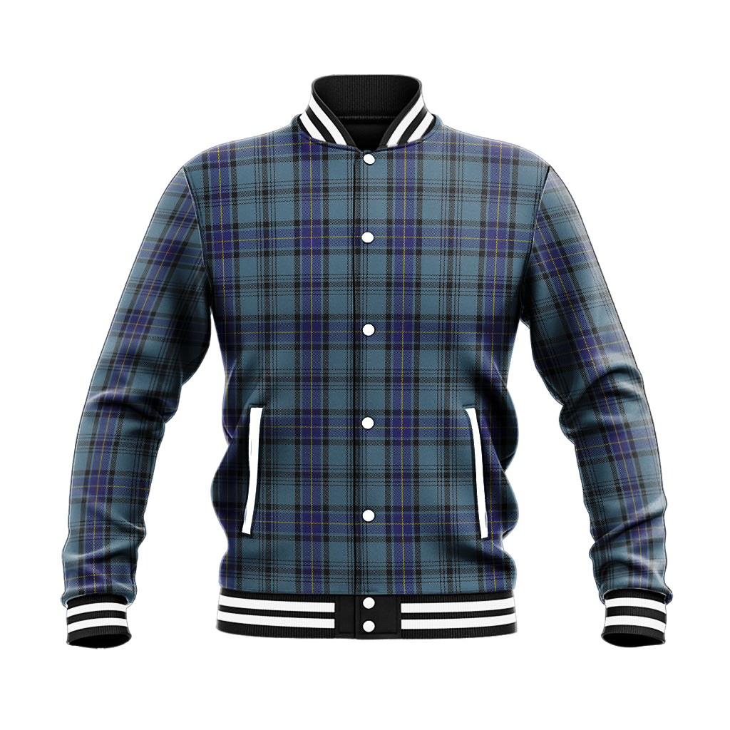 Hannay Blue Tartan Baseball Jacket - Tartan Vibes Clothing