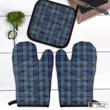 Hannay Blue Tartan Combo Oven Mitt & Pot-Holder