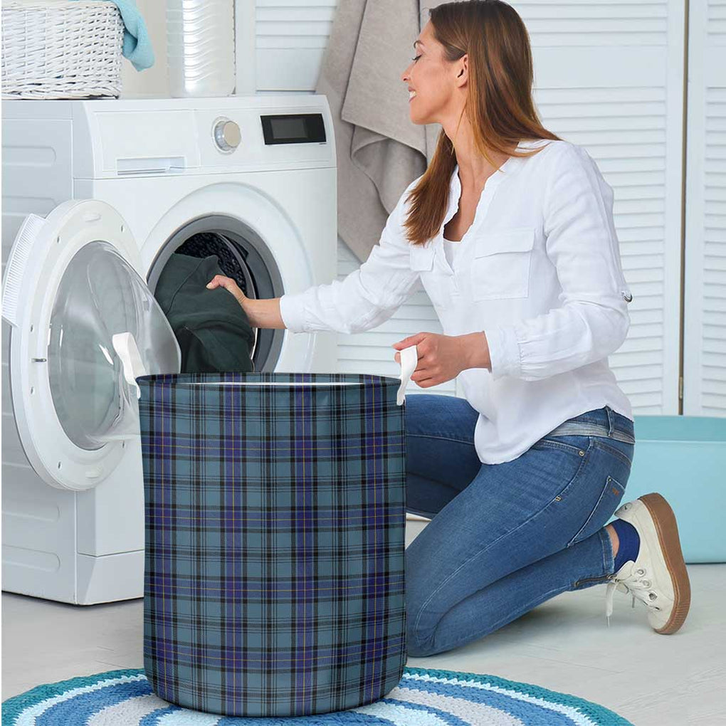 Hannay Blue Tartan Laundry Basket - Tartanvibesclothing Shop