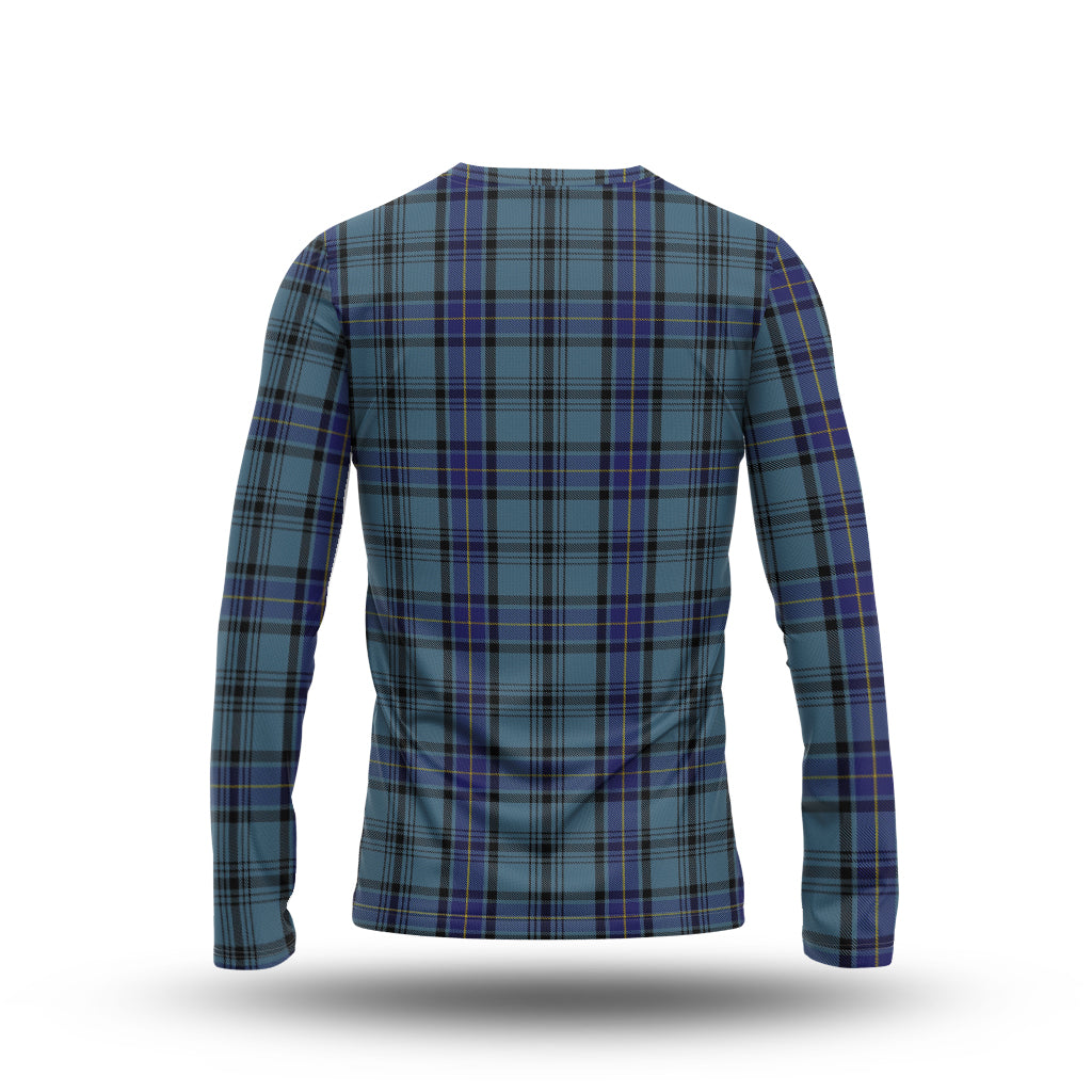 hannay-blue-tartan-long-sleeve-t-shirt-with-family-crest