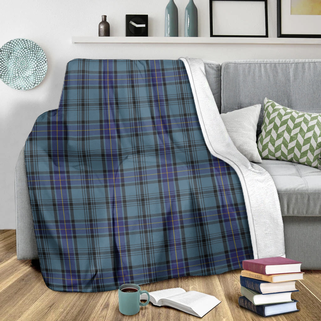 Hannay Blue Tartan Blanket - Tartan Vibes Clothing